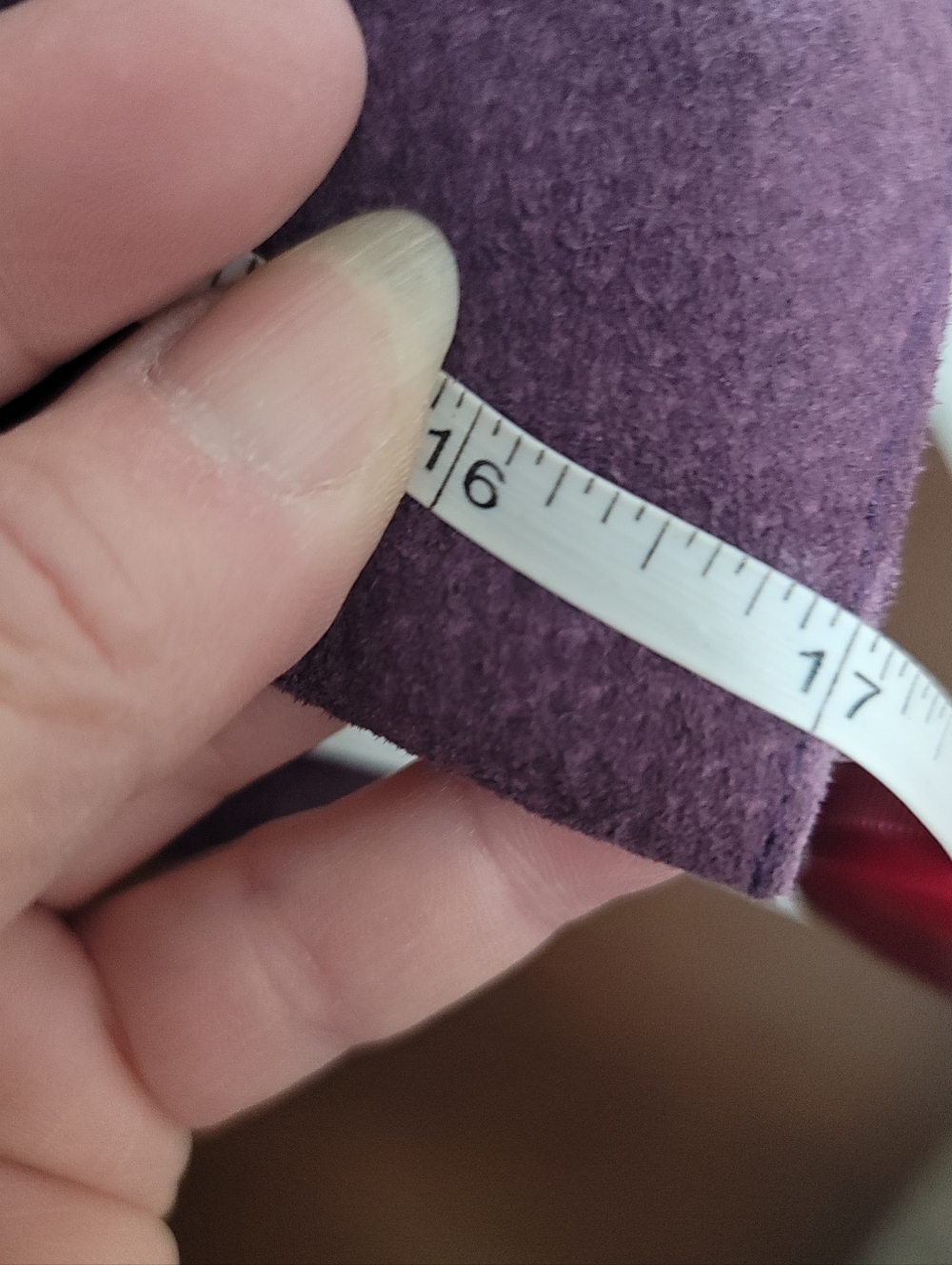 Fashion Bug Plum Purple Suede Zip-Front Jacket. Size 18 - Picture 9 of 12
